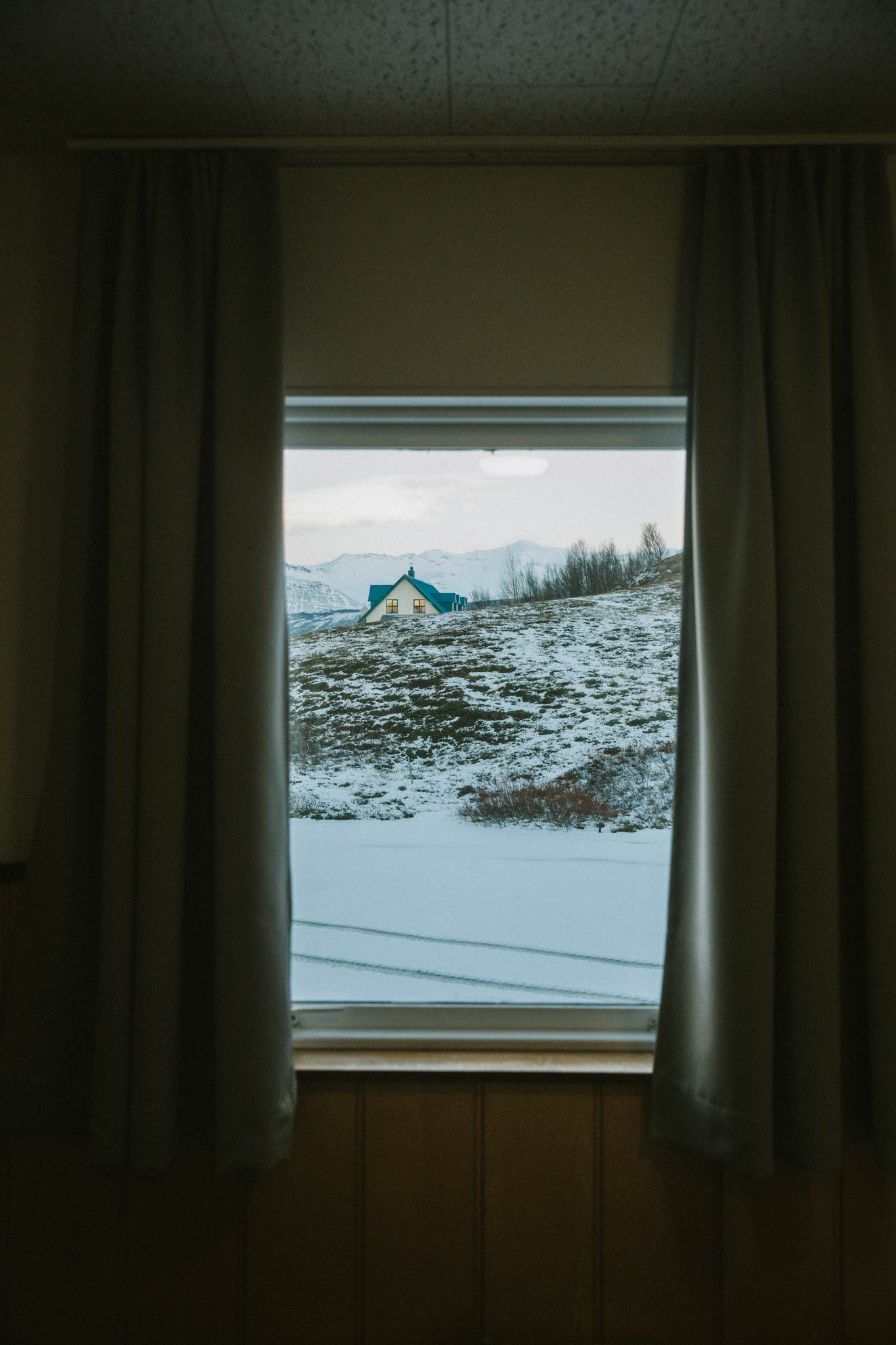 A room with a view at Hotel Skaftafell