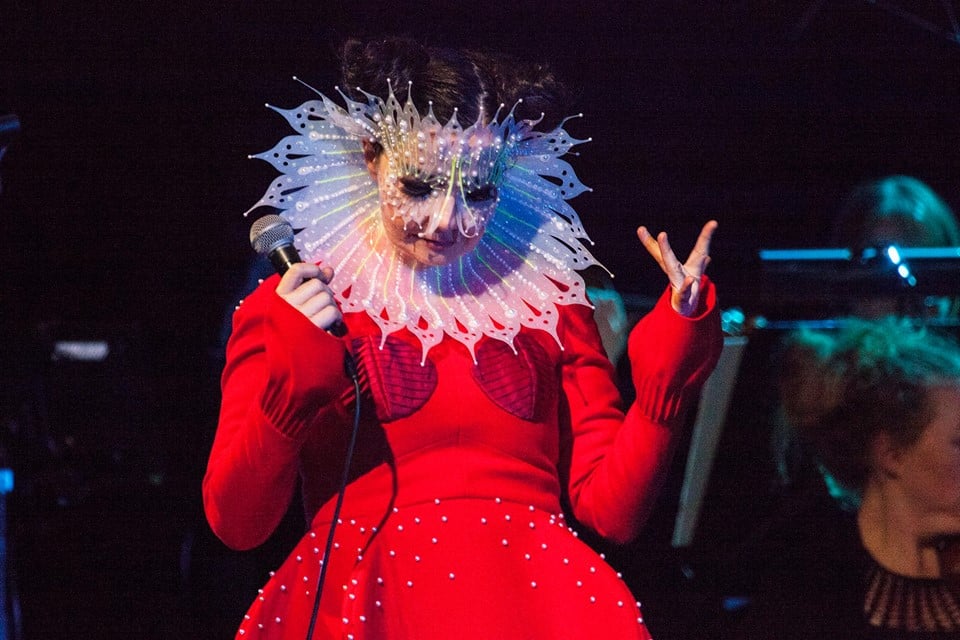 Björk at Harpa by Santiago Felipe