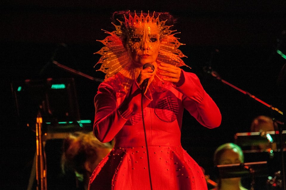 Björk at Harpa by Santiago Felipe