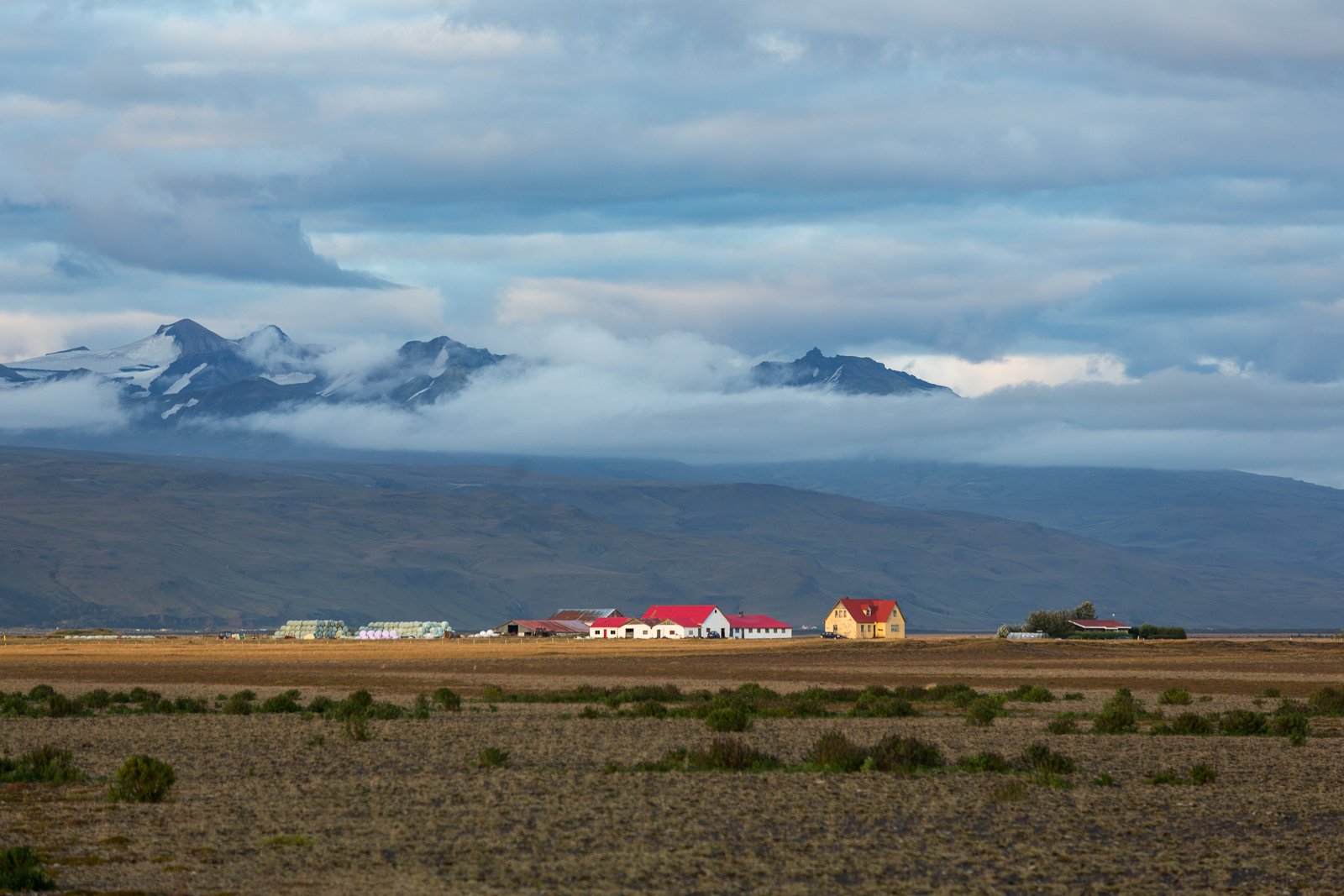 Farm on Katla flood plain by Art Bicnick 