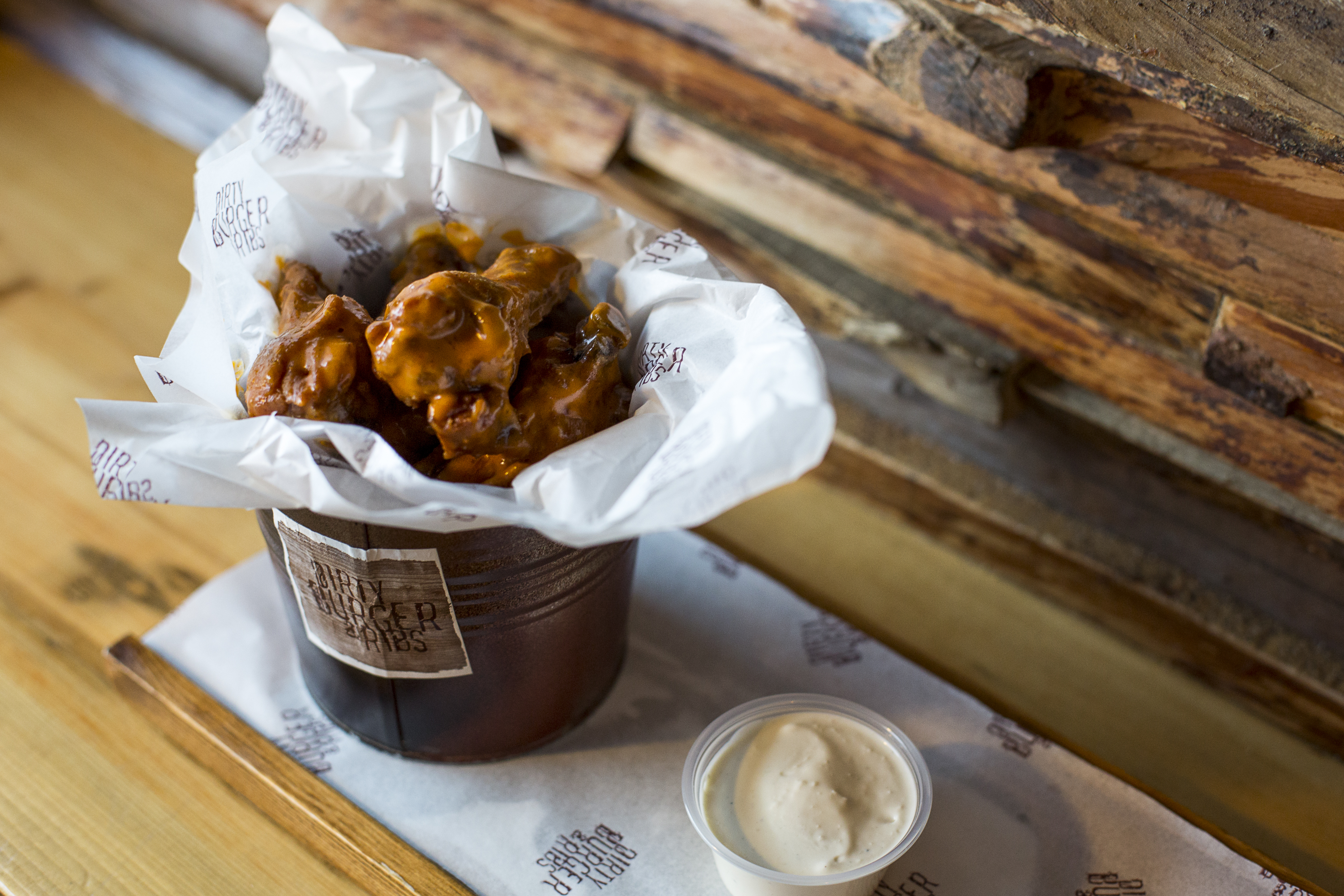 Chicken Wings at Dirty Burger & Ribs