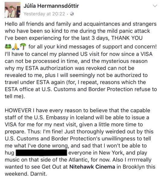 julia hermanns facebook post