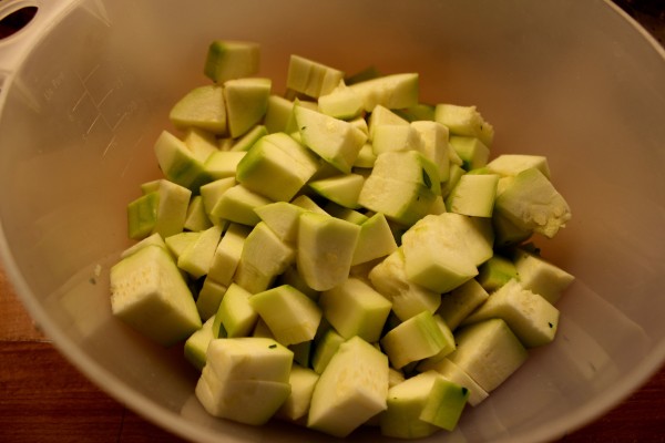 Diced Zucchini