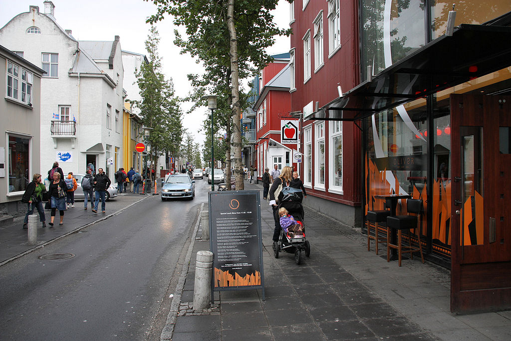 Downtown Reykjavik Closed To Car Traffic For Advent