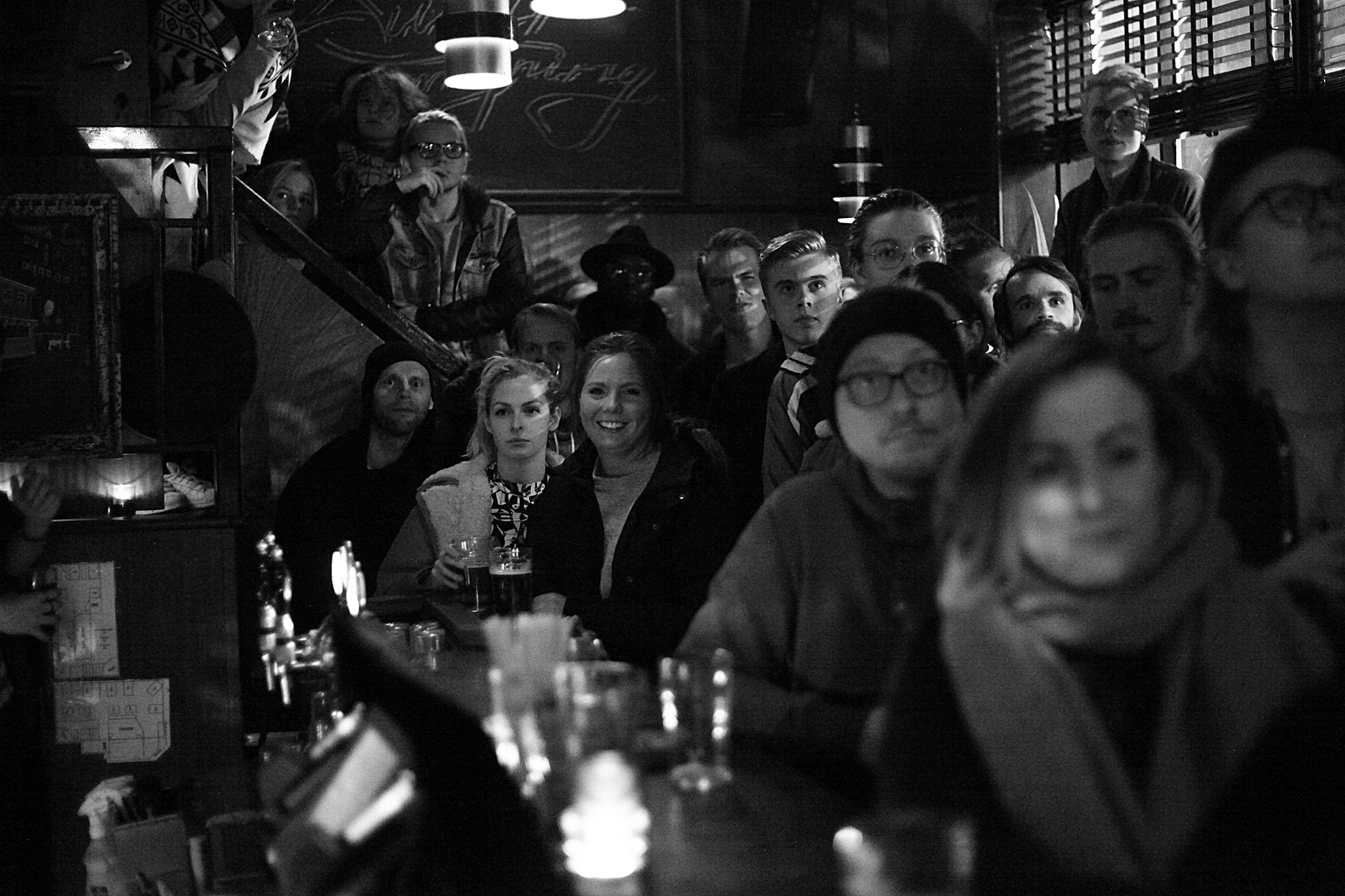 Auður premieres his video at Prikið, by Auðunn Lúthersson