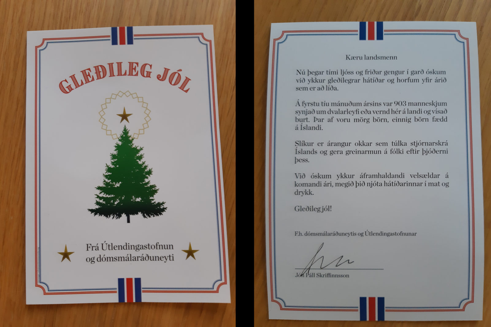 VIDEO: Satirical Christmas Card (Not Actually) From Immigration Directorate Mailed Out