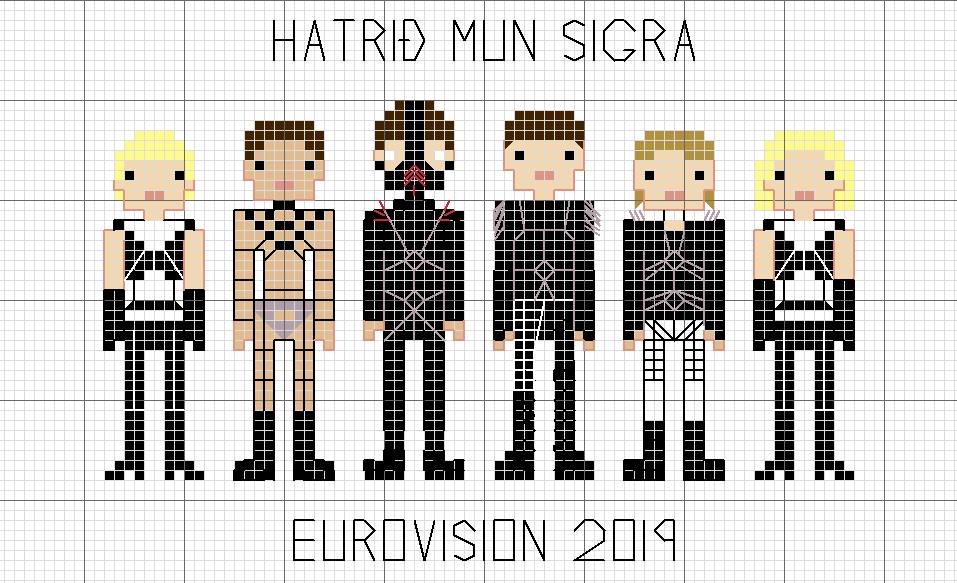 Eurovision Bondage Demons Hatari Now Have A Stitching Pattern