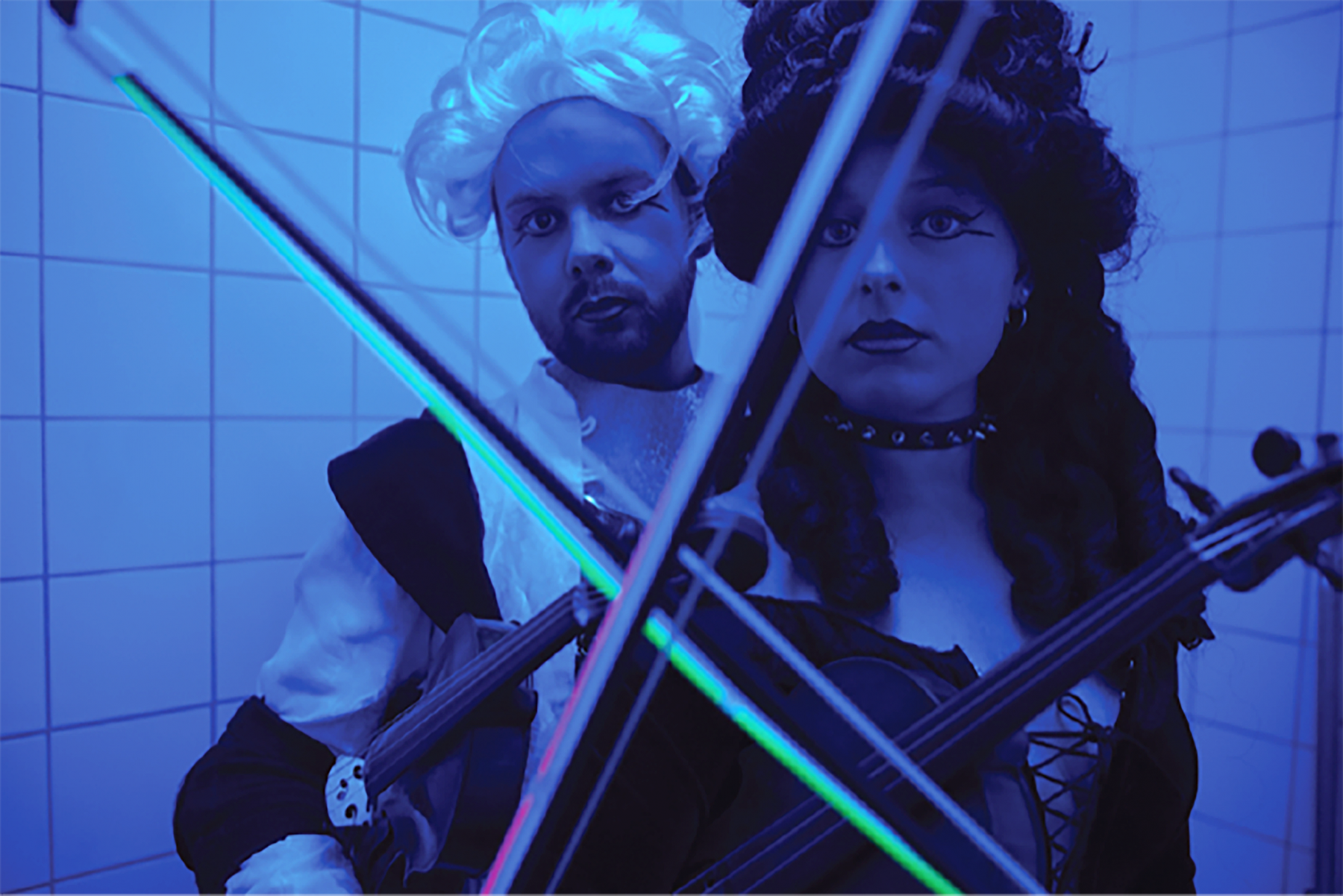 Neon Lights & Future Sights: Unconventional Icelandic Duo Geigen