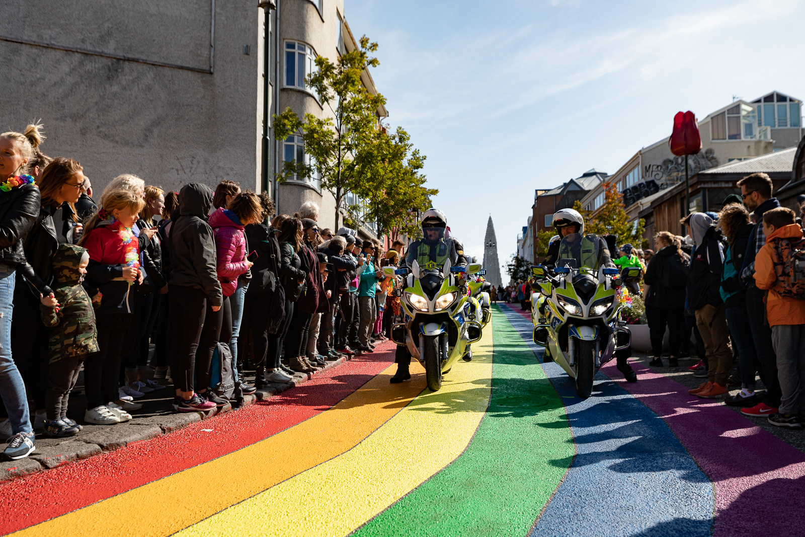 Rainbow Street Vandalised