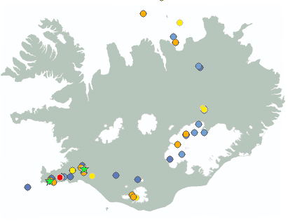 Several Earthquakes In South Iceland