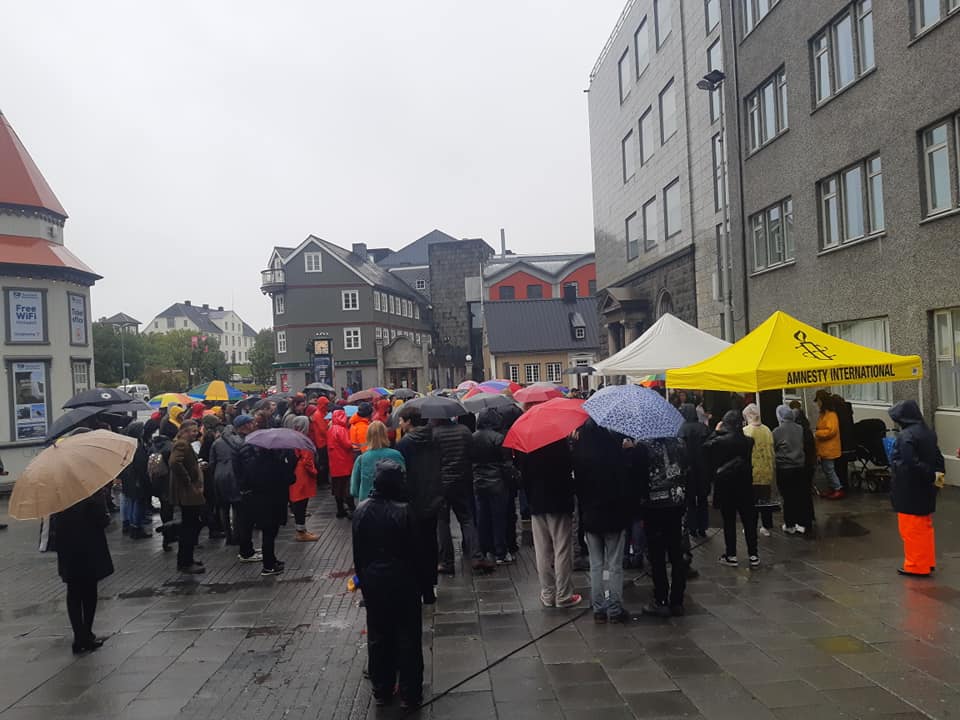 Around 200 Gathered For Anti-Fascist Rally In Reykjavik