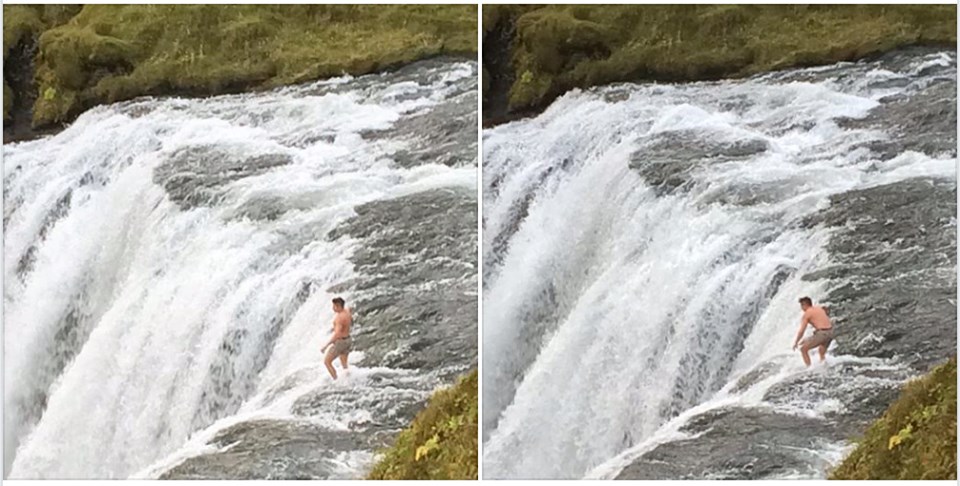 How Not To Approach A Waterfall
