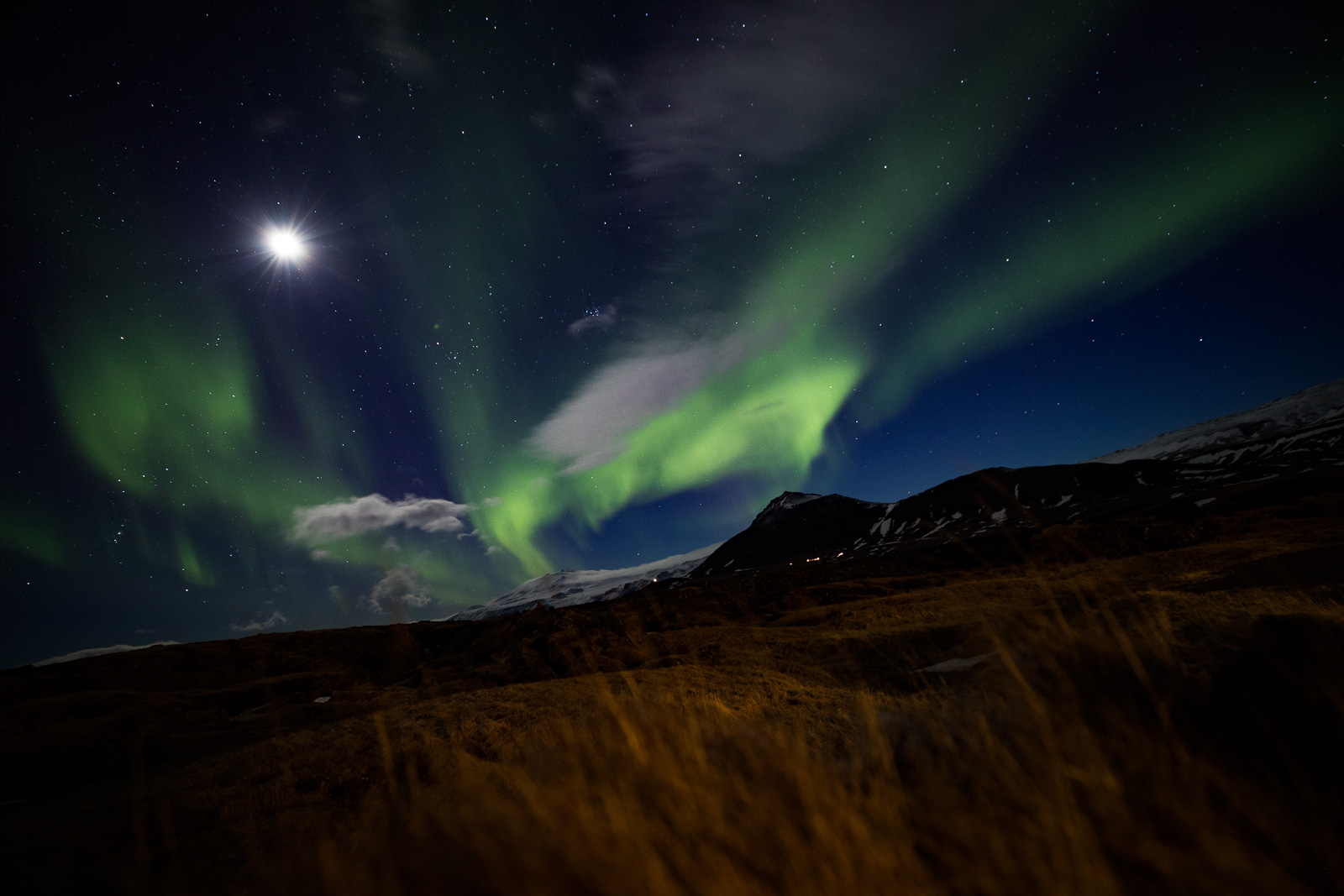 Aurora and Moon