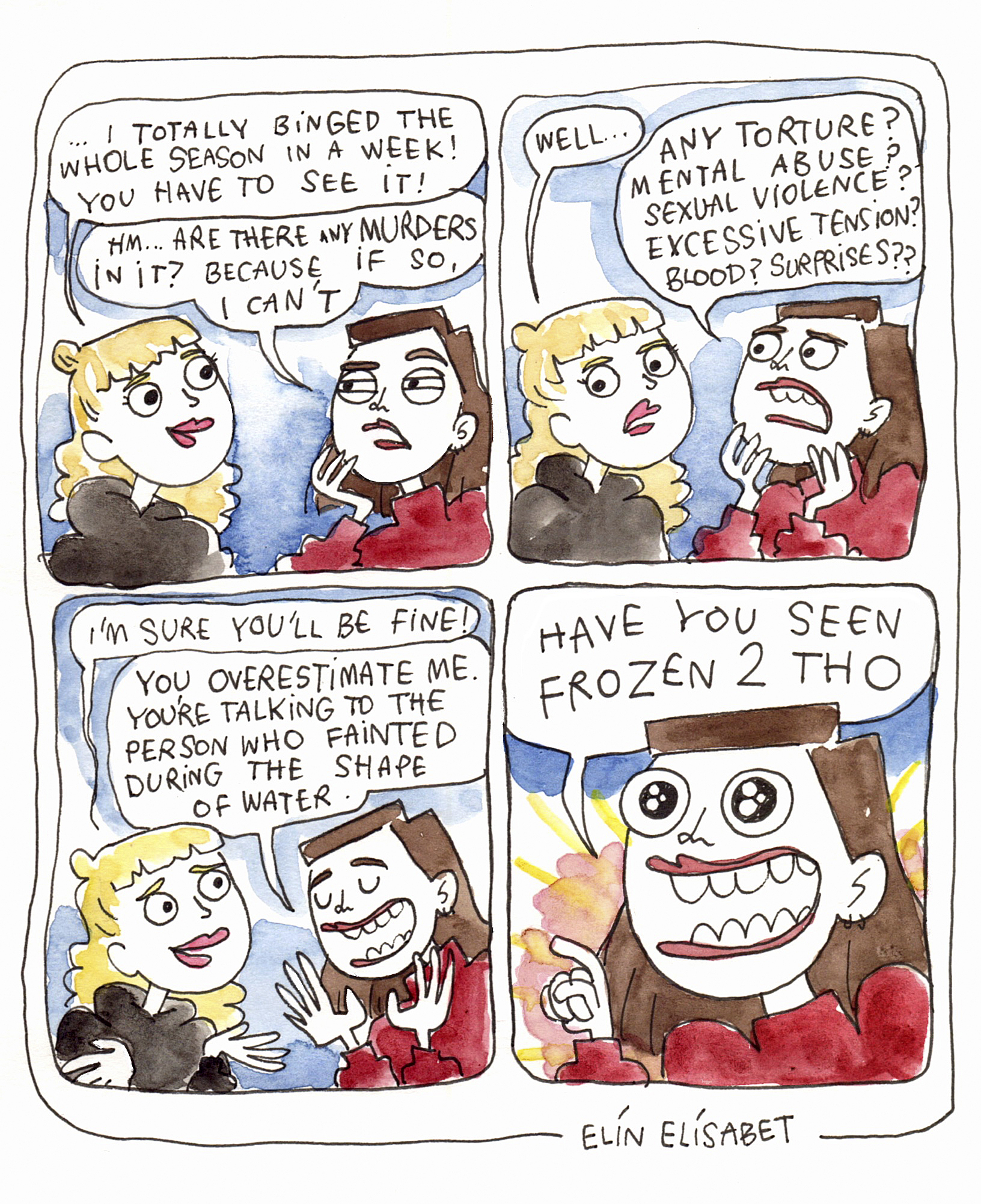 The Trials Of Netflix: A Comic By Elín Elísabet
