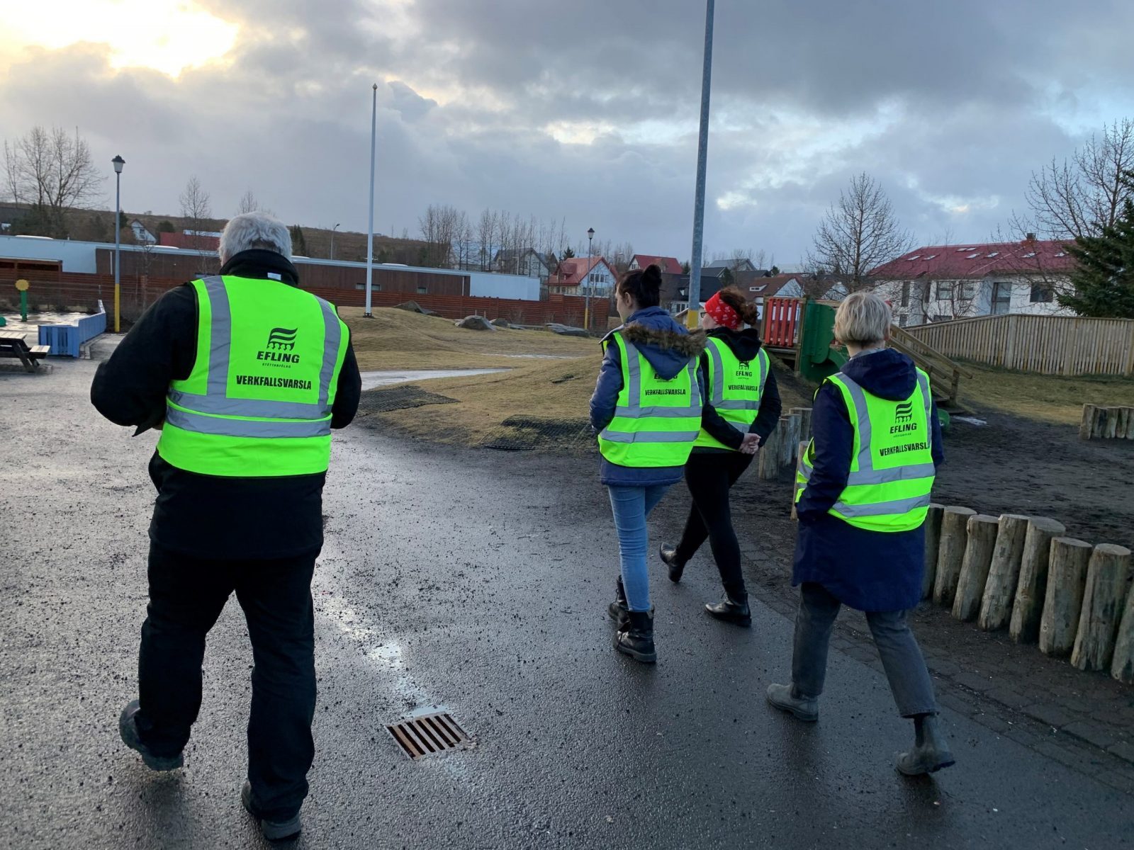 Strike For Reykjavík City Workers In Efling Labour Union Begins Today