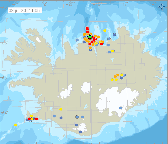 Biggest Earthquake In Over A Week Measured In The North