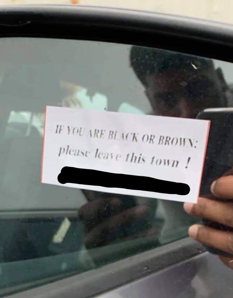 Crude Racist Message Left On Car In Snæfellsnes