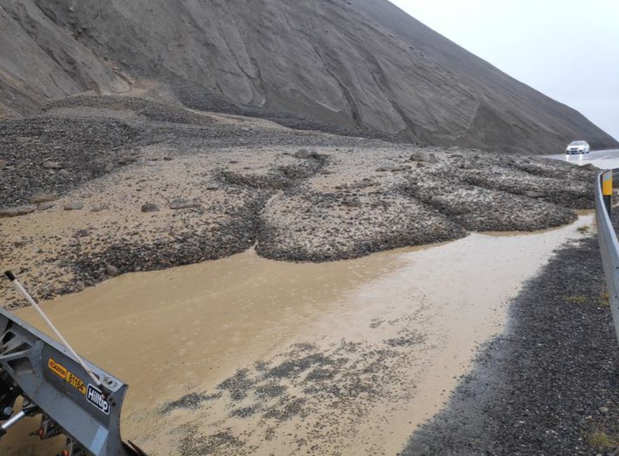 Huge Landslide On Ring Road