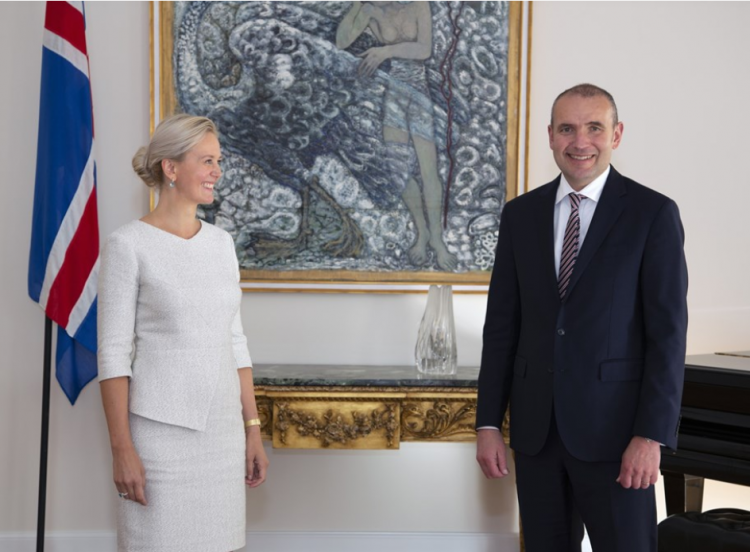 Lucie Samcová Hall Allen New EU-Ambassador To Iceland