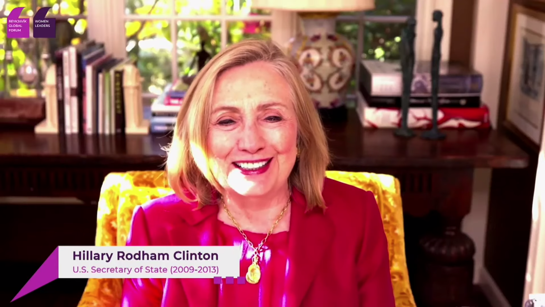 Hillary Clinton At Reykjavík Global Forum Says Gender Equality Has Long Way To Go