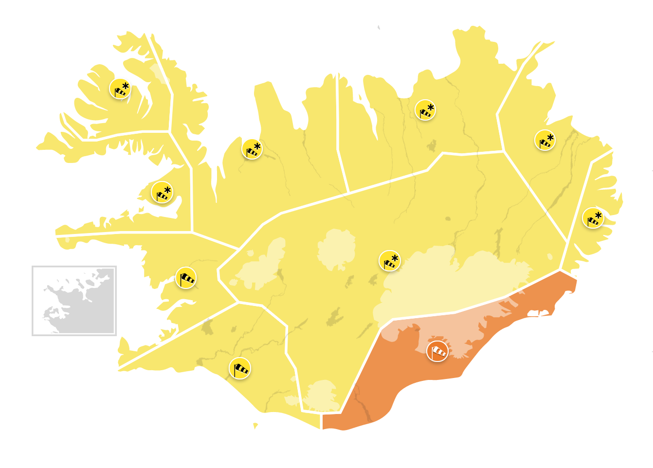 Whole Country In Yellow And Orange Alerts; Historic Cold Snap Coming