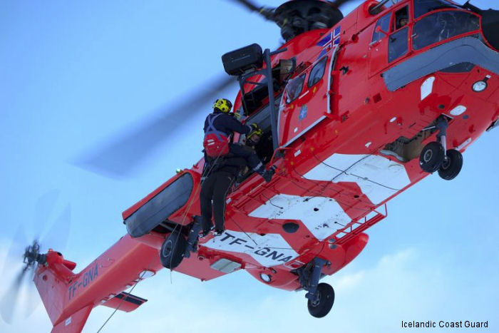 The Icelandic Coast Guard rescues the BBC cinematographer