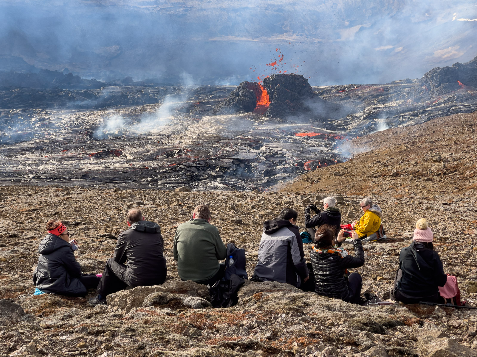 Tourists Behave Riskier Than Locals At Eruption Site