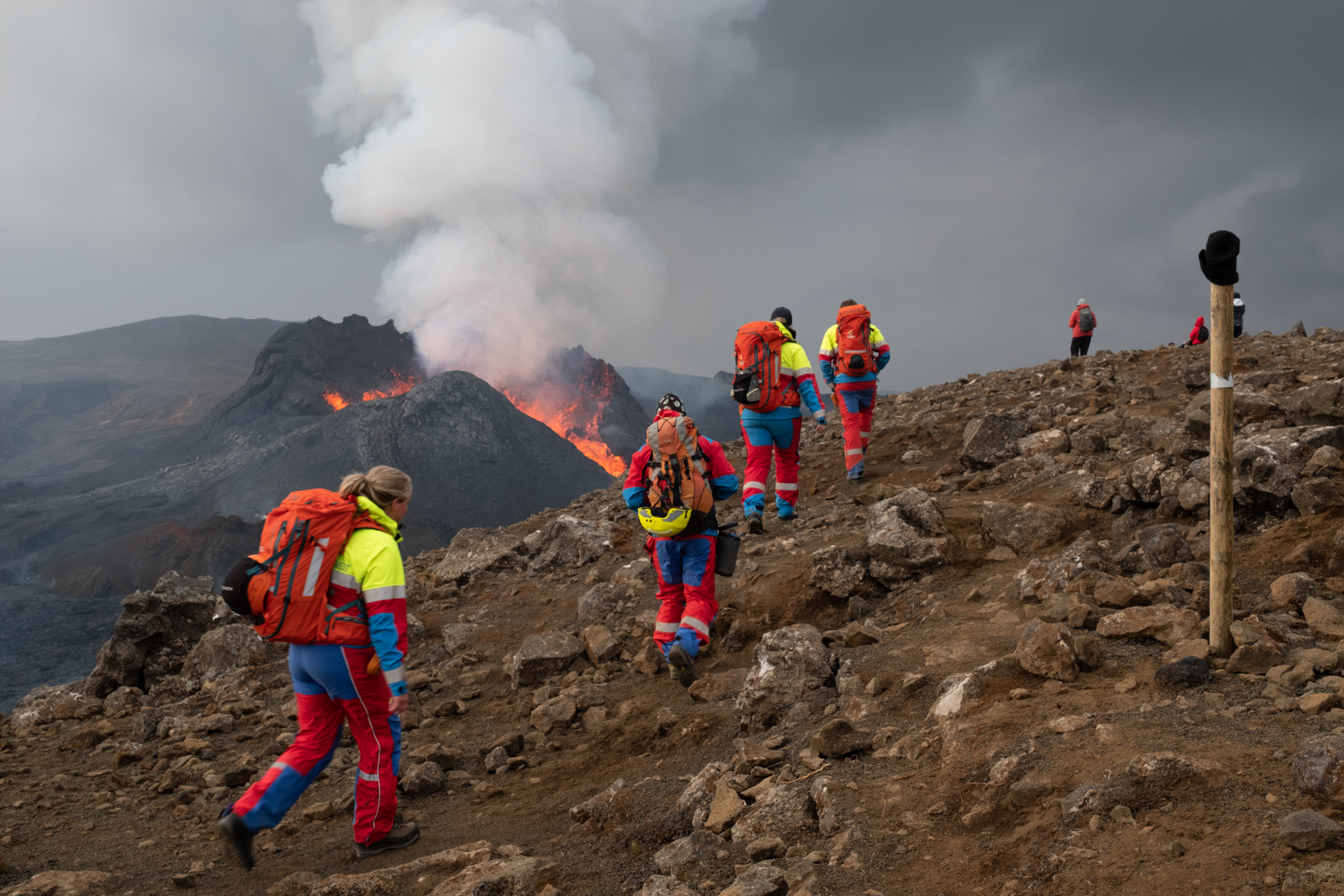 Lost American Tourist At Geldingadalur Found By Rescue Squad