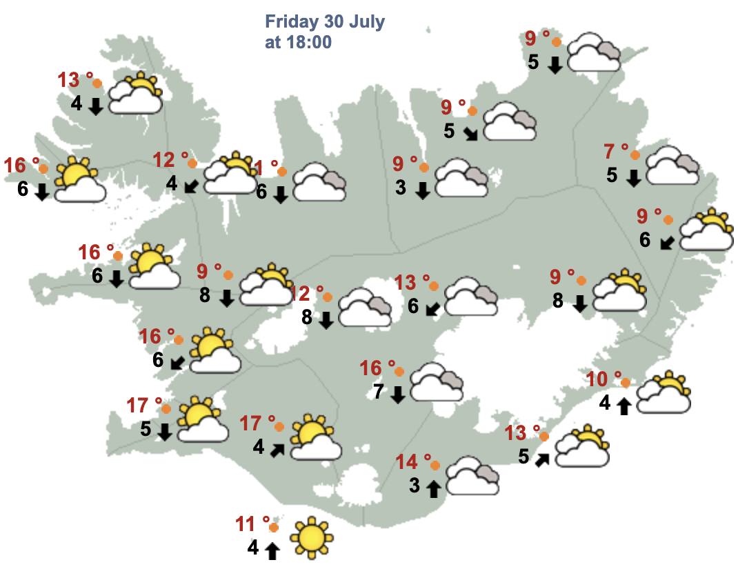 Good Weather Will Finally Return to Reykjavík