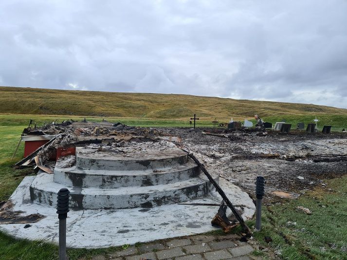 Grímseyjarkirja Burned To The Ground