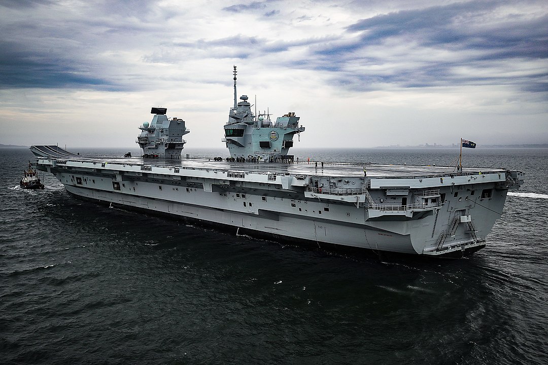Largest Warship Ever Seen In Iceland, In Reykjavik Harbour