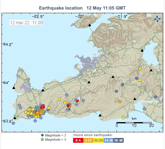 1,800 Earthquakes Recorded Last Week In Reykjanes Peninsula