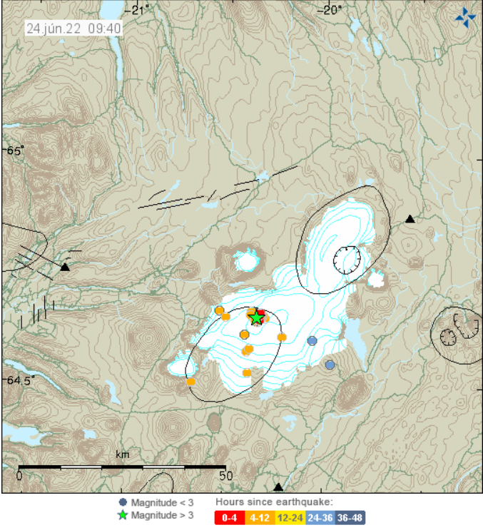 Magnitude 4.6 Earthquake Rocks Langjökull Glacier