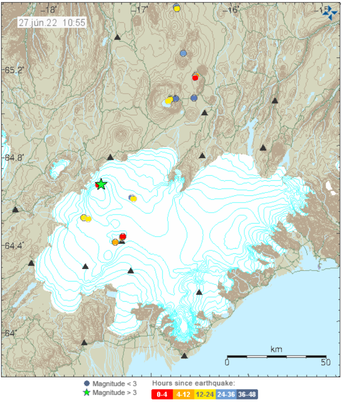 3.3 Magnitude Earthquake Shakes Bárðarbunga