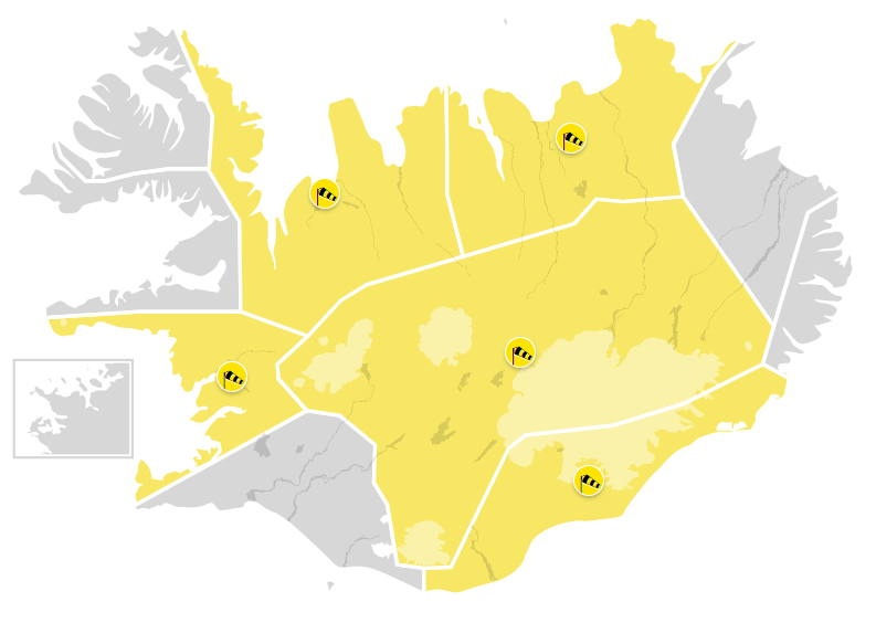 High Winds Expected Around Iceland Today