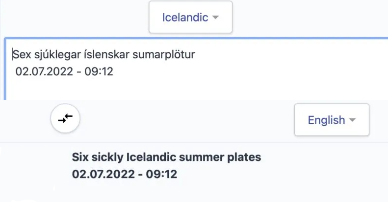 Lost In Google Translation: Music Sickness?