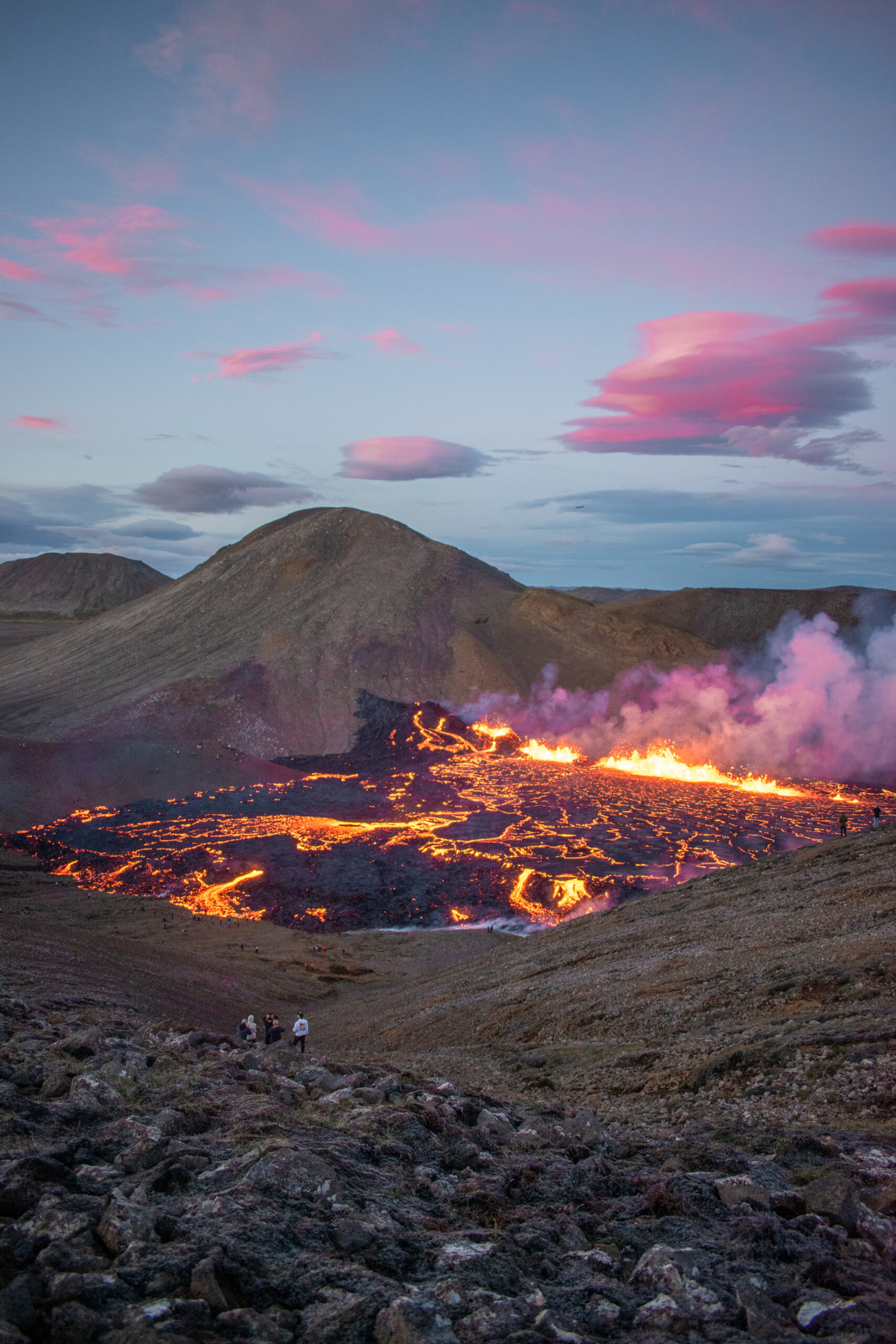 Lava Flow Rate Halved Since Starting Wednesday