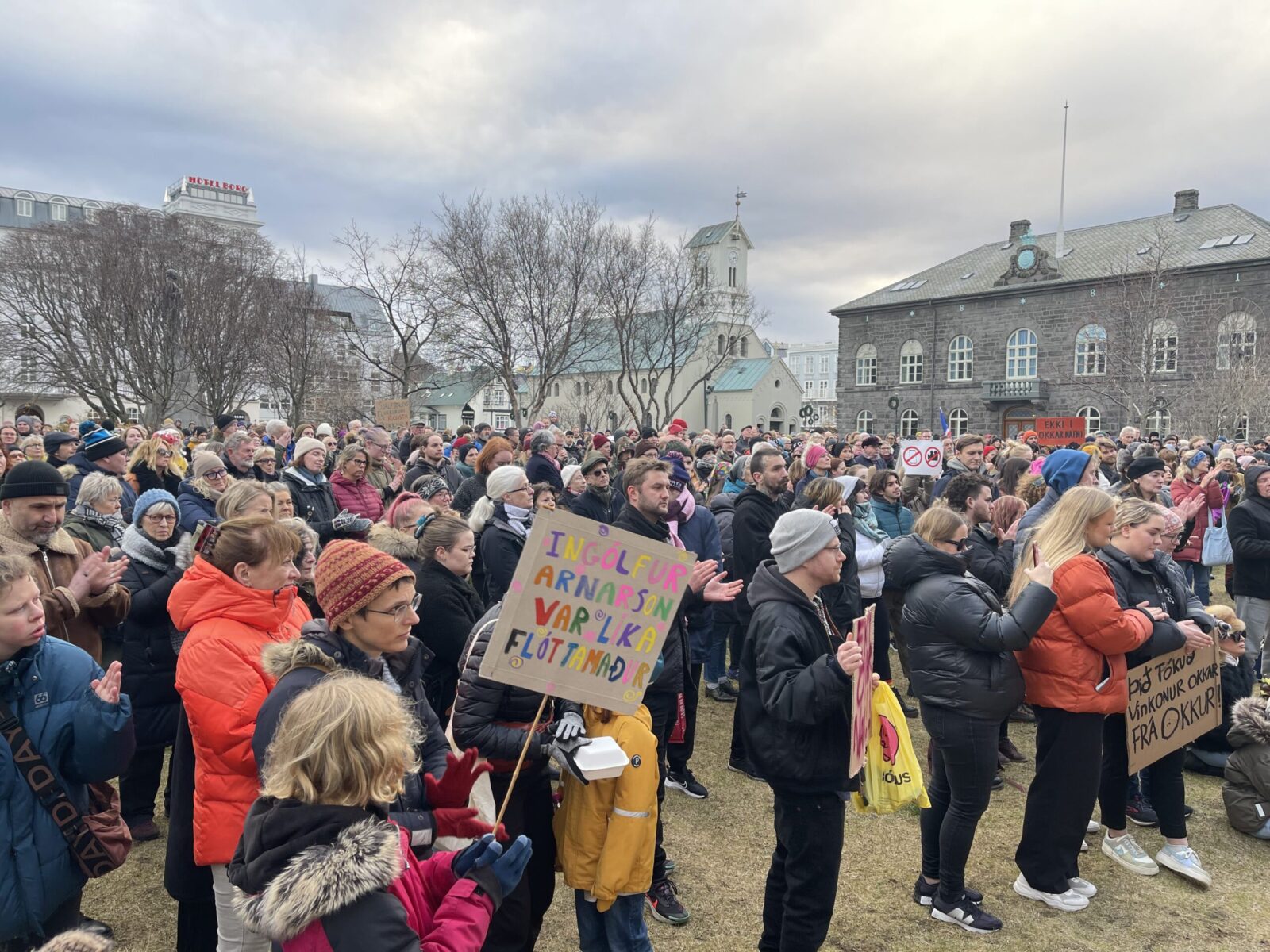 PHOTOS: Icelanders Protest Against Deportations