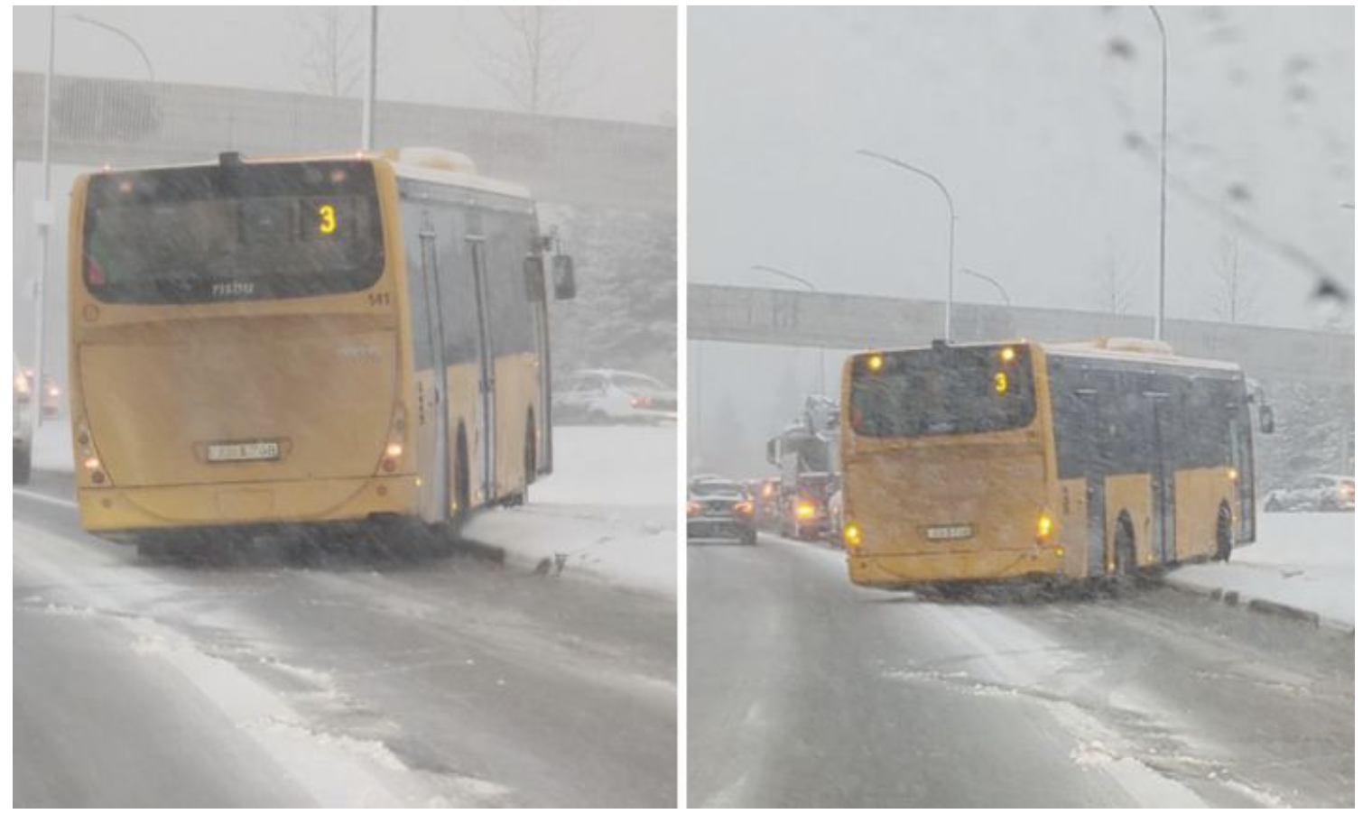 Fifteen Strætó Buses Damaged Due To The Weather