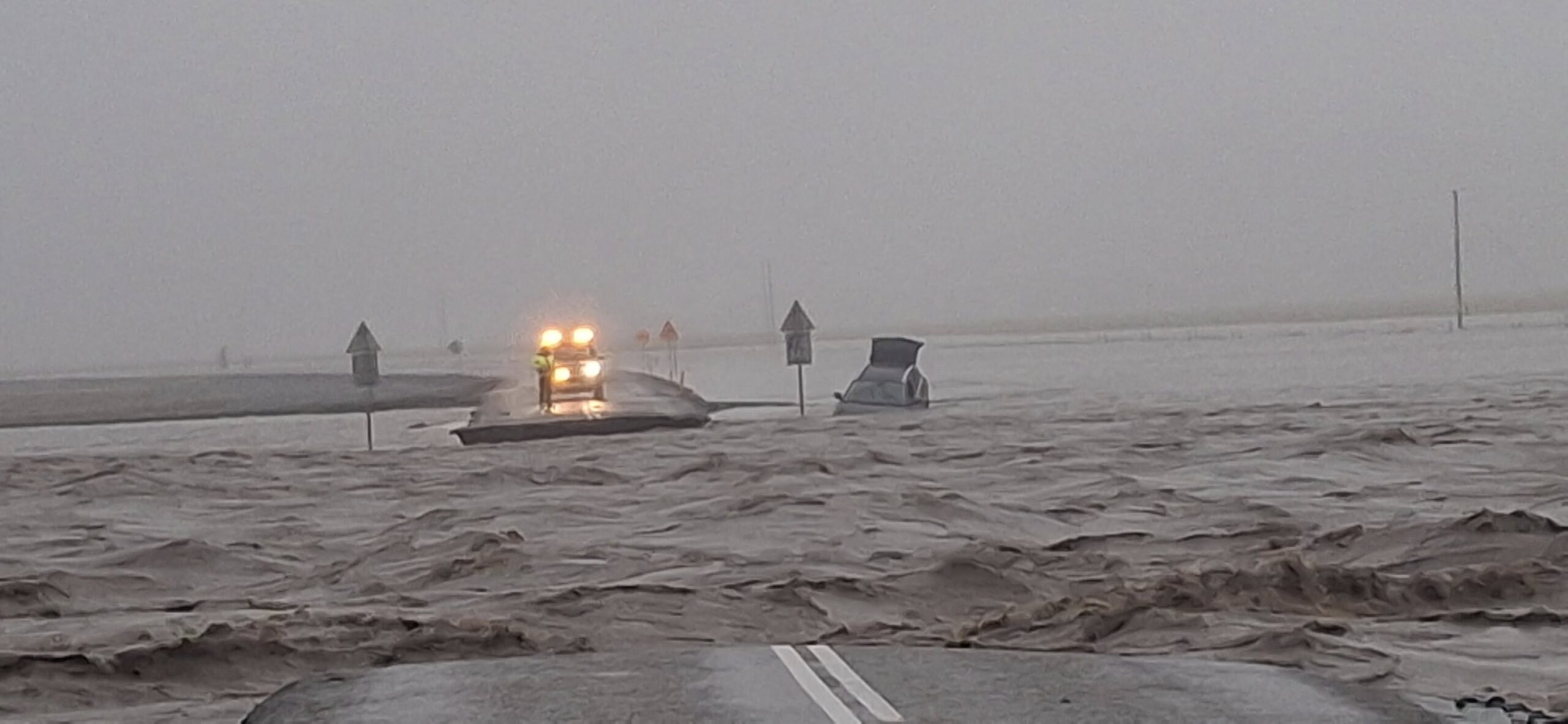 Video: Ring Road Damaged, Closed East of Höfn Due To Flooding