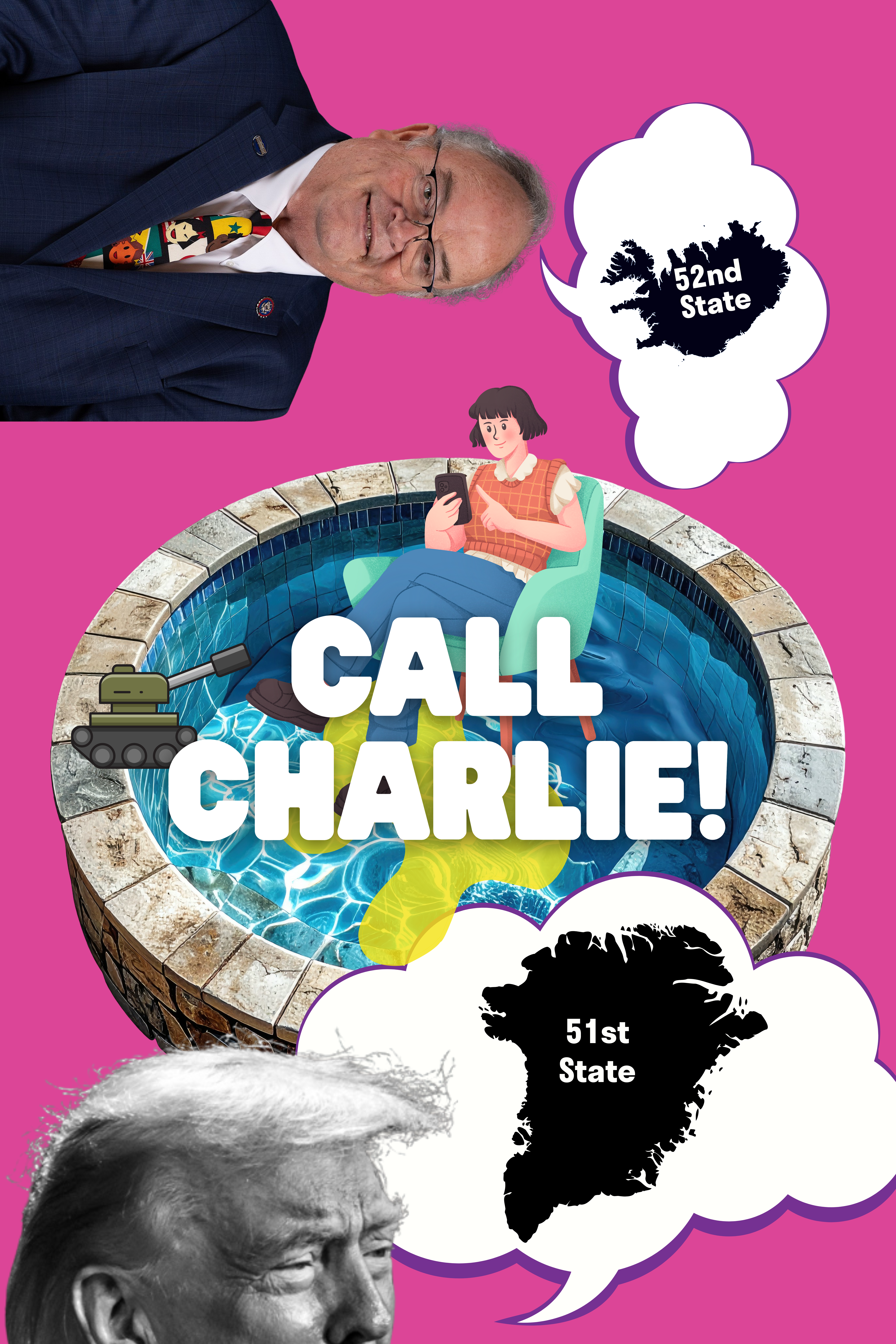 Help? Call Charlie! Culture, Donald Trump, Graffiti