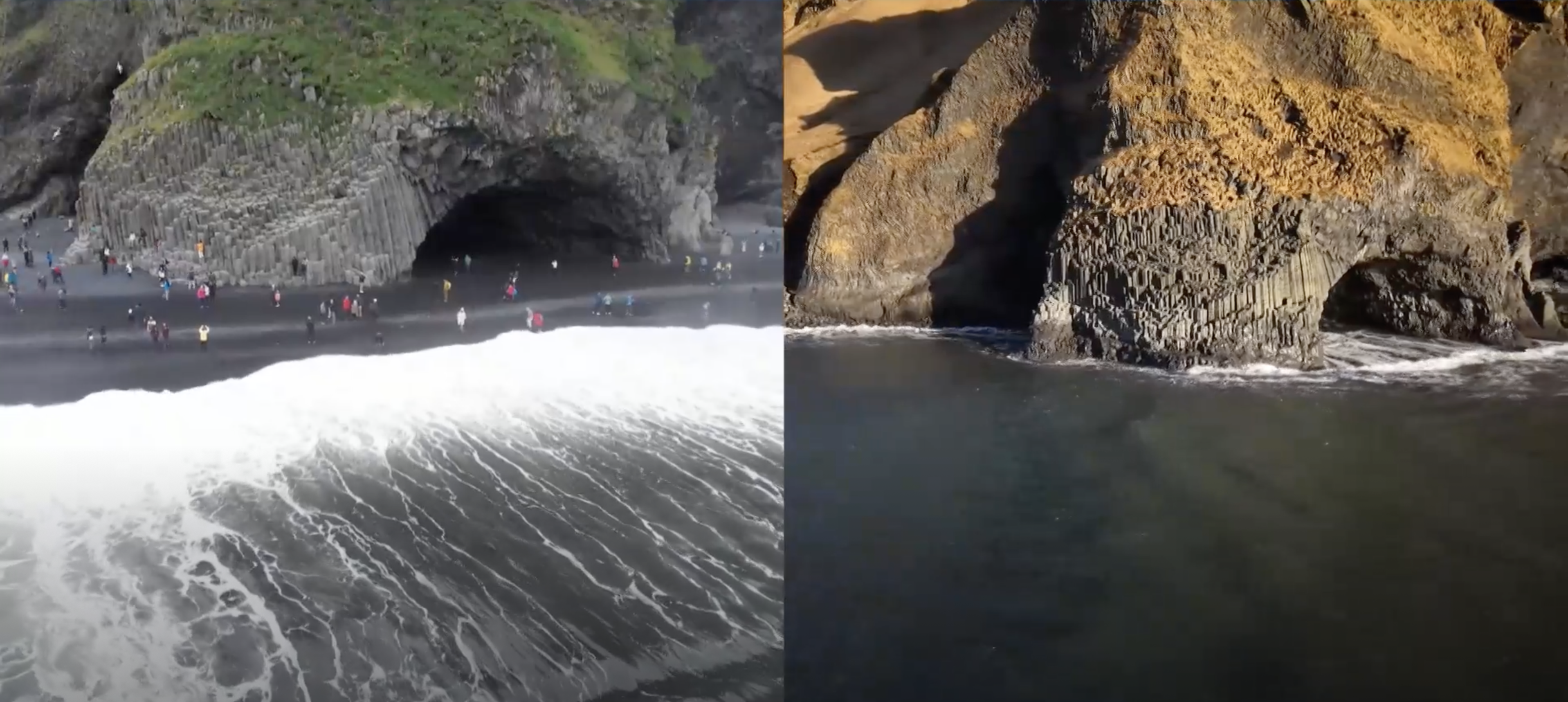 Part Of Reynisfjara Beach Collapses After Severe Erosion