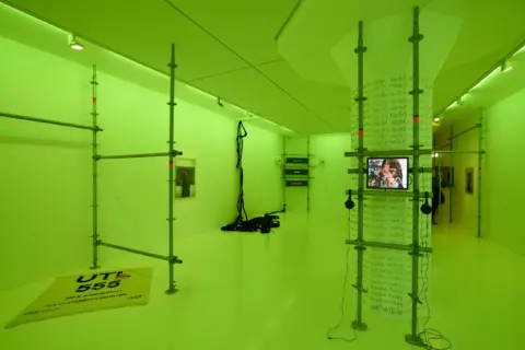 Hugo Llanes Brings Scaffolding, Punk, And Glowing Lýsi To Hafnarhús