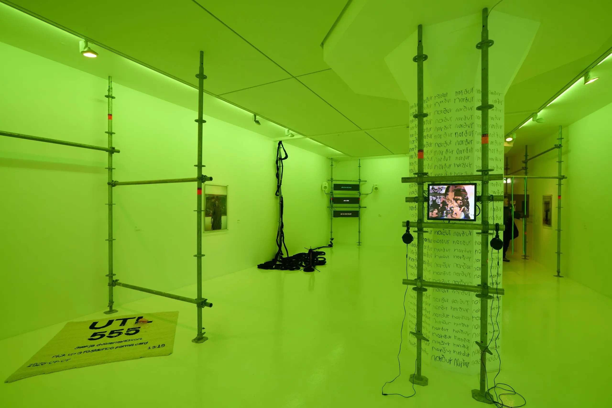 Hugo Llanes Brings Scaffolding, Punk, And Glowing Lýsi To Hafnarhús