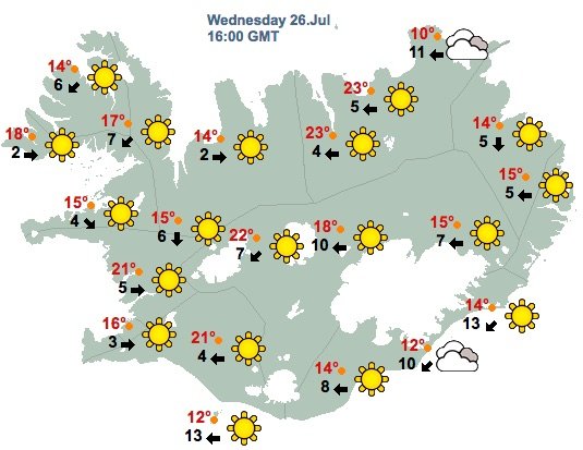 Temperatures Burning Up To 25°C Today!