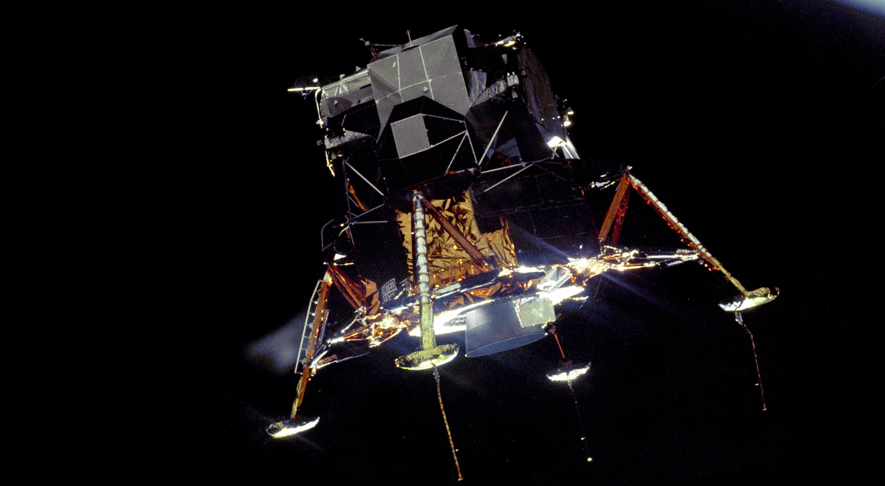 A Lunar Lander Replica In Iceland