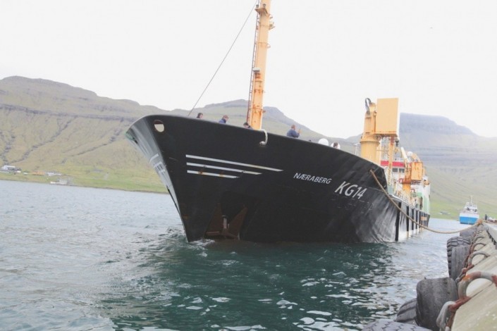 Faroese Receive Cold Welcome In Reykjavík Harbour