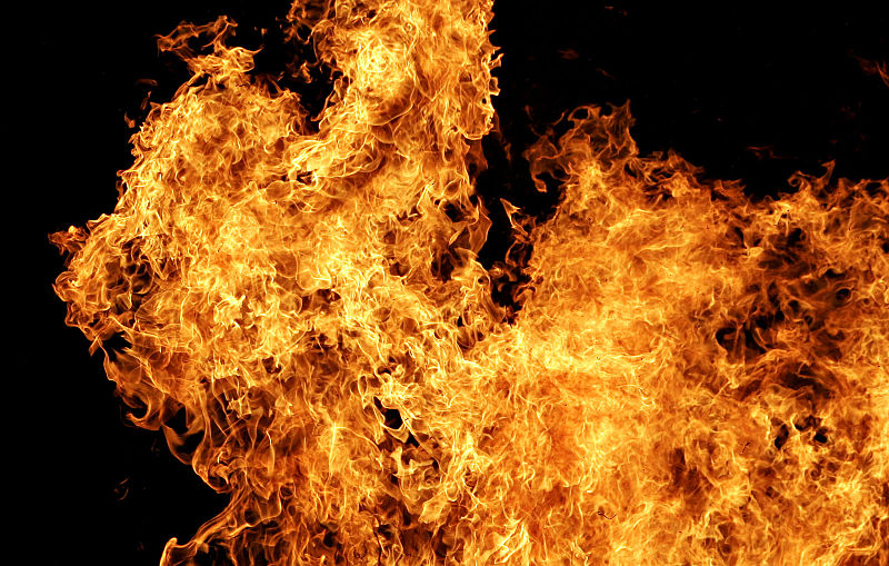 Car Sets Self On Fire At Red Light