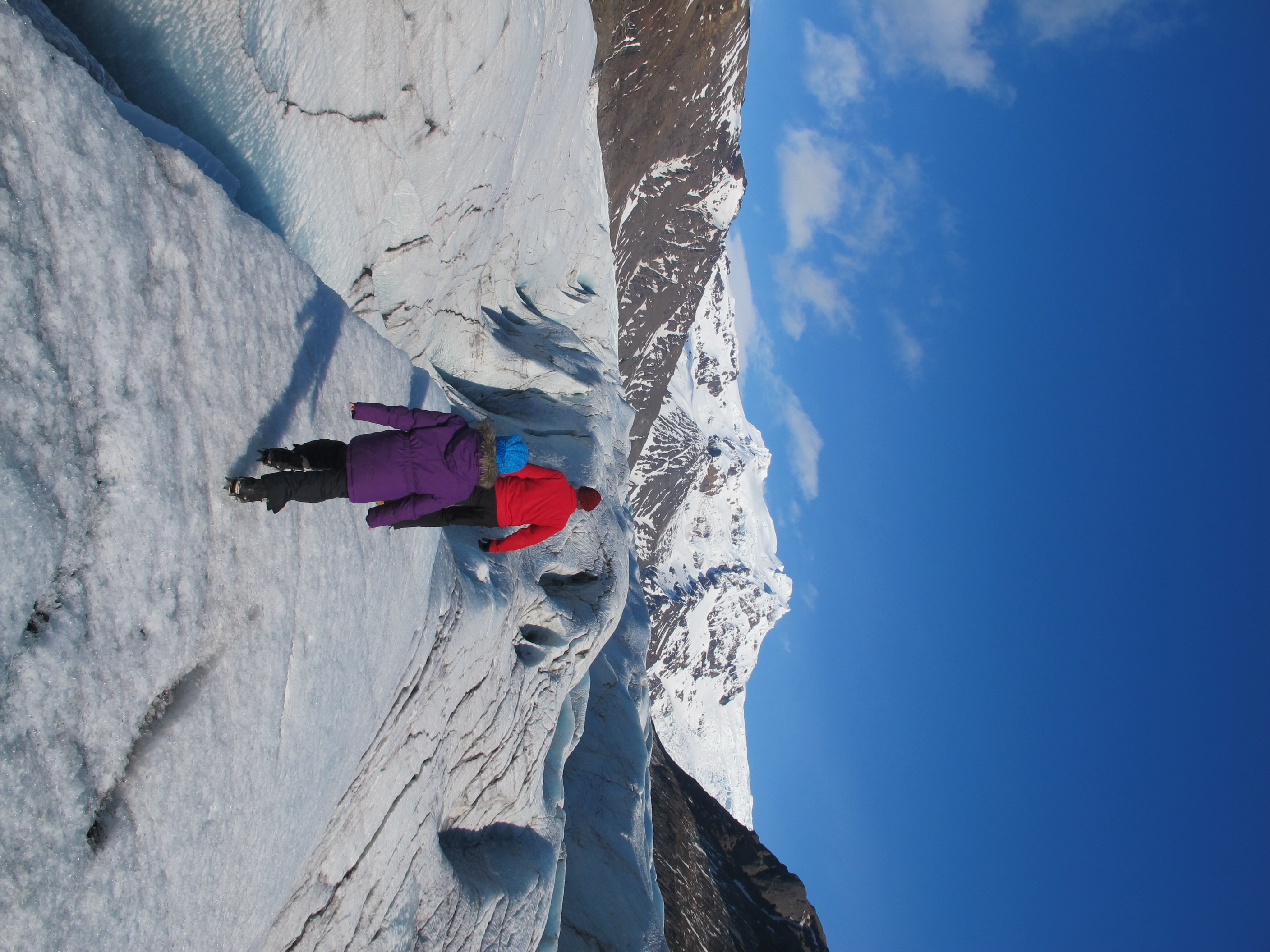 Blue Ice: Svínafellsjökull, Veronica And Elves