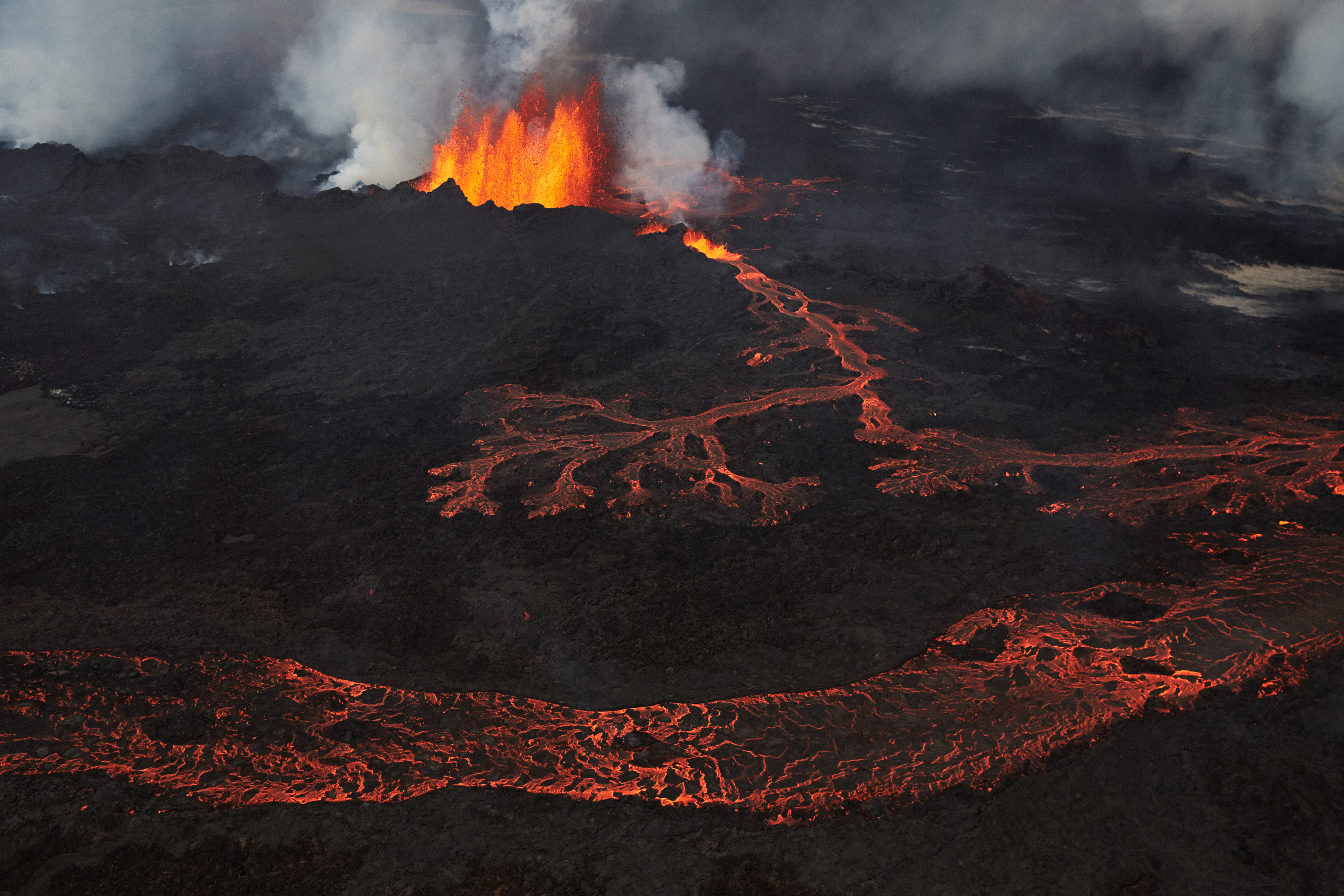Toxic Fumes Coming Out Of Holuhraun